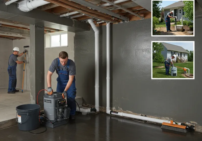 Basement Waterproofing and Flood Prevention process in North Madison, IN